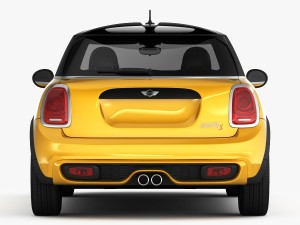 mini cooper s hardtop 2015 3D Model