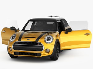 mini cooper s hardtop 2015 3D Model