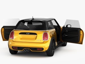 mini cooper s hardtop 2015 3D Model