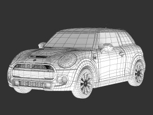 mini cooper s hardtop 2015 3D Model