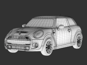 mini cooper s hardtop 2015 3D Model