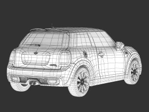 mini cooper s hardtop 2015 3D Model