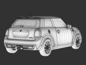 mini cooper s hardtop 2015 3D Model