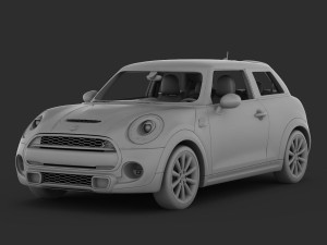 mini cooper s hardtop 2015 3D Model