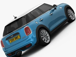 Mini Cooper S tetto rigido 5 porte 2015 Modello 3D