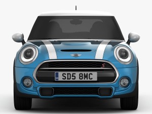 mini cooper s hardtop 5-door 2015 Model 3D