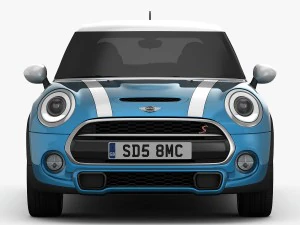 Mini Cooper S tetto rigido 5 porte 2015 Modello 3D