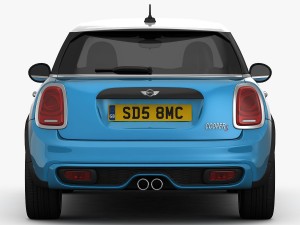 mini cooper s hardtop 5-door 2015 Model 3D