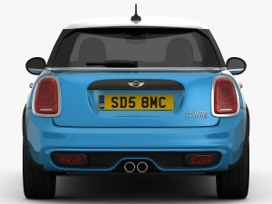 Mini Cooper S tetto rigido 5 porte 2015 Modello 3D