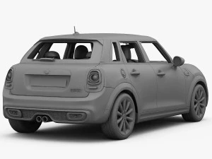 Mini Cooper S tetto rigido 5 porte 2015 Modello 3D