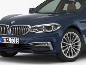bmw 5-series luxury line 2017 3D Model