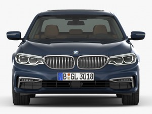 bmw 5-series luxury line 2017 3D Model
