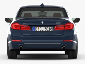 bmw 5-series luxury line 2017 3D Model