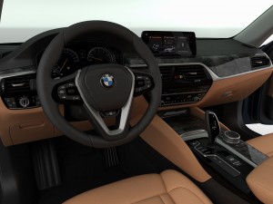 bmw 5-series luxury line 2017 3D Model