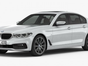 bmw 5-series sport line 2017 Modelo 3D