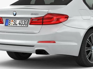 bmw 5-series sport line 2017 3D Model