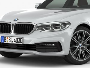 bmw 5-series sport line 2017 Modelo 3D