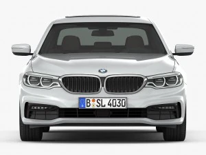 bmw 5-series sport line 2017 3D Model