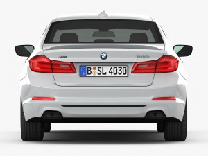 bmw 5-series sport line 2017 Modelo 3D