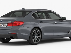 bmw 5-series m sport package 2017 3D Модель