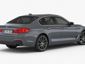 bmw 5-series m sport package 2017 3D Модель