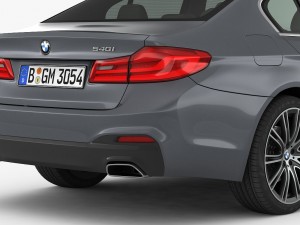 bmw 5-series m sport package 2017 3D Модель