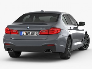 bmw 5-series m sport package 2017 3D Модель