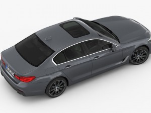 bmw 5-series m sport package 2017 3D Модель