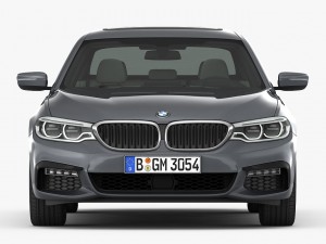 bmw 5-series m sport package 2017 3D Модель