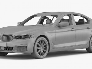 bmw 5-series m sport package 2017 3D Модель
