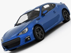 subaru brz 2013 Modello 3D