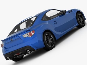 subaru brz 2013 Model 3D