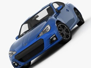 subaru brz 2013 3D Model