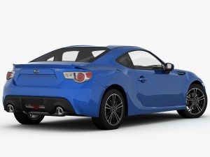 subaru brz 2013 Model 3D
