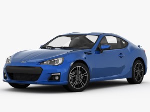 subaru brz 2013 Model 3D