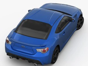 subaru brz 2013 3D Model