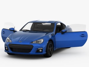 subaru brz 2013 Model 3D