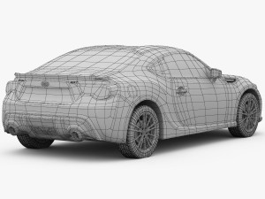 subaru brz 2013 Model 3D