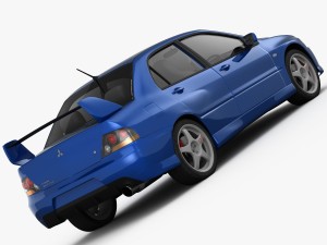 mitsubishi lancer evolution 9 gt 2006 Modelo 3D