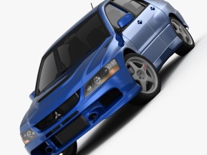 mitsubishi lancer evolution 9 gt 2006 Modelo 3D
