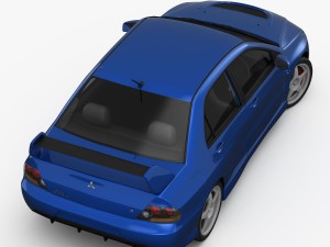 mitsubishi lancer evolution 9 gt 2006 Modelo 3D