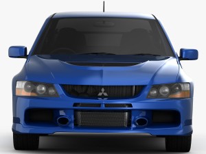 mitsubishi lancer evolution 9 gt 2006 Modelo 3D