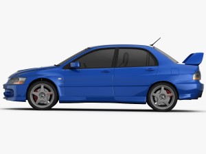 mitsubishi lancer evolution 9 gt 2006 Modelo 3D