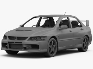 mitsubishi lancer evolution 9 gt 2006 Modelo 3D