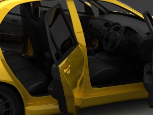 mitsubishi lancer evolution 9 rs 2006 Modèle 3D