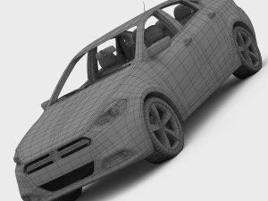 dodge dart r-t 2013 3D Model