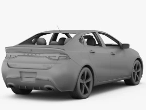 dodge dart mopar 13 2013 3D Model