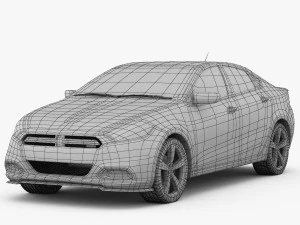 dodge dart mopar 13 2013 3D Model