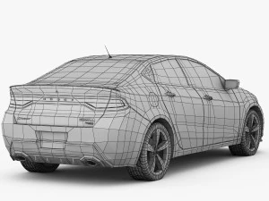 dodge dart mopar 13 2013 3D Model