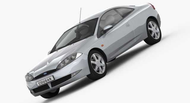 ford cougar 1998 3D 모델 .c4d .max .obj .3ds .fbx .stl .blend 